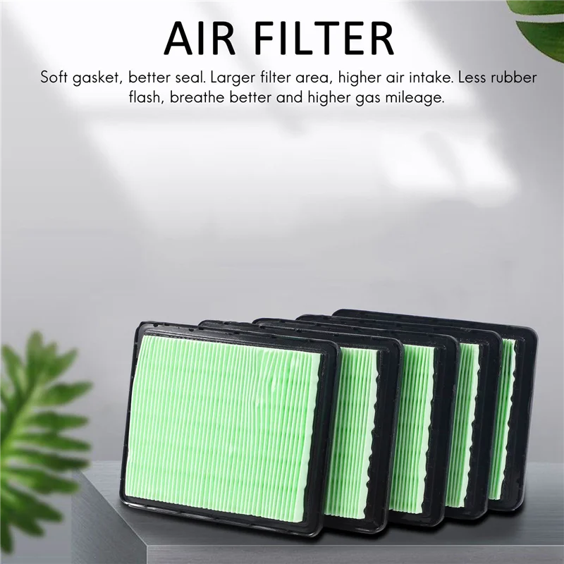 A53Q-5 Pack 17211-Zl8-023 Air Filter, Compatible For Honda Gcv160 Gcv190,For Husqvarna 7021P, Premium Lawn Mower Air Cleaner
A53Q-5 Pack 17211-Zl8-023 Air Filter, Compatible For Honda Gcv160 Gcv190,For Husqvarna 7021P, Premium Lawn Mower Air Cleaner