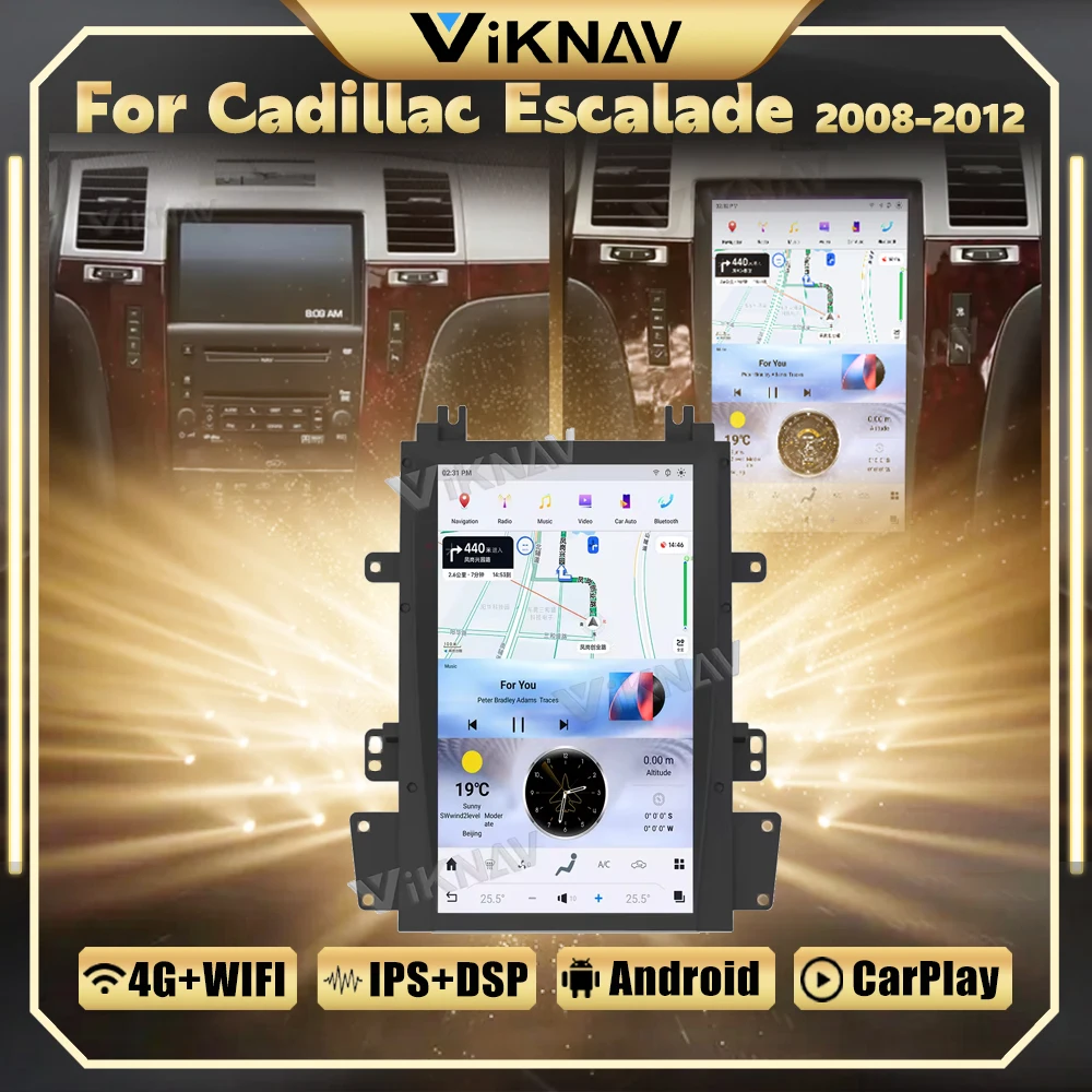 13,6-дюймовый автомобильный радиоприемник Android 13 для Cadillac Escalade 2008-2011 2012, авто стерео GPS-навигация, мультимедийный видеоплеер Carplay
13,6-дюймовый автомобильный радиоприемник Android 13 для Cadillac Escalade 2008-2011 2012, авто стерео GPS-навигация, мультимедийный видеоплеер Carplay