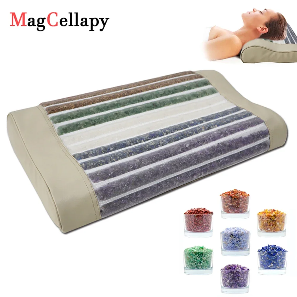 Crystal Pillow Rainbow Natural Amethyst Jade Gem Massage Pillow Negative PEMF Ion Therapy to Relieve Neck Pain Insomnia Treatmen
Crystal Pillow Rainbow Natural Amethyst Jade Gem Massage Pillow Negative PEMF Ion Therapy to Relieve Neck Pain Insomnia Treatmen