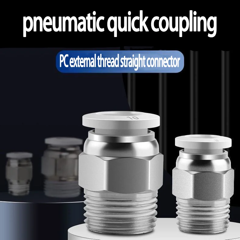100pcs PC pneumatic quick connector copper outer wire tracheal hose connector full copper thread straight through clamp pressure
100pcs PC pneumatic quick connector copper outer wire tracheal hose connector full copper thread straight through clamp pressure