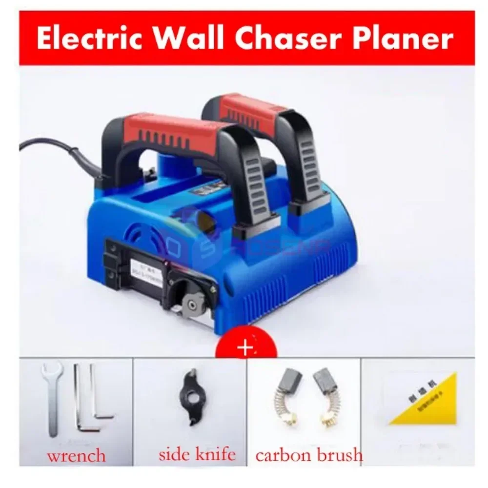 220V 1200W Electric Wall Chaser Groove Cutting Machine Wall Slotting Wall Grooving Machine Concrete Planer
220V 1200W Electric Wall Chaser Groove Cutting Machine Wall Slotting Wall Grooving Machine Concrete Planer