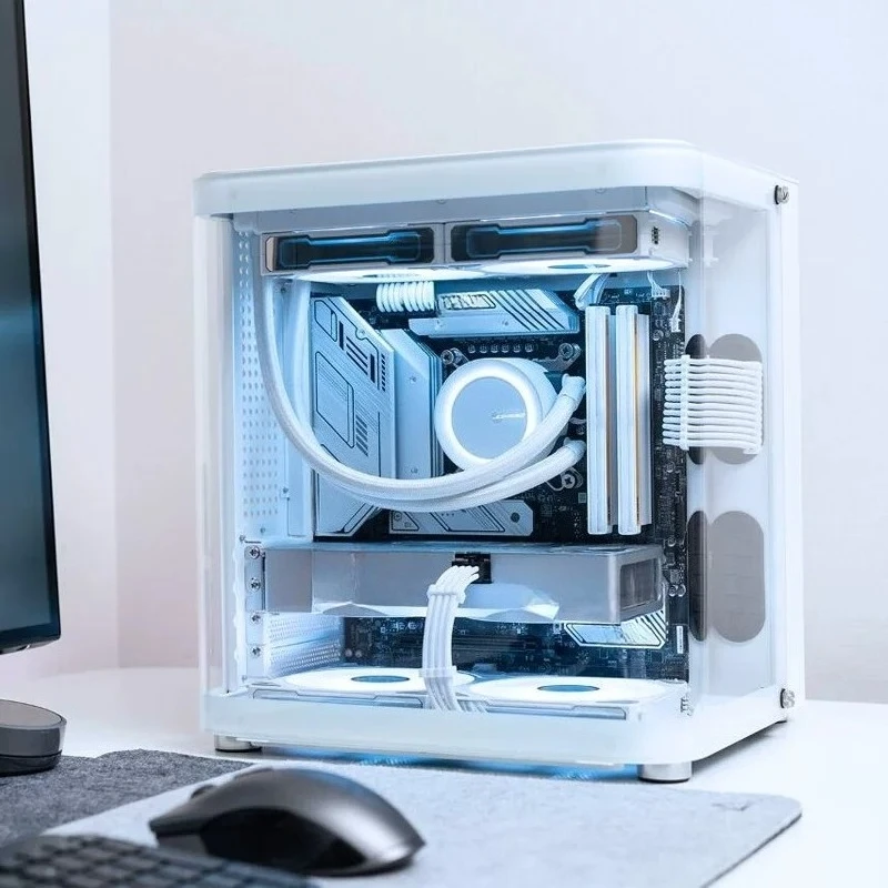 White Sea View Room Small Host 9600X 4060Ti Portable Desktop Mini Computer
White Sea View Room Small Host 9600X 4060Ti Portable Desktop Mini Computer