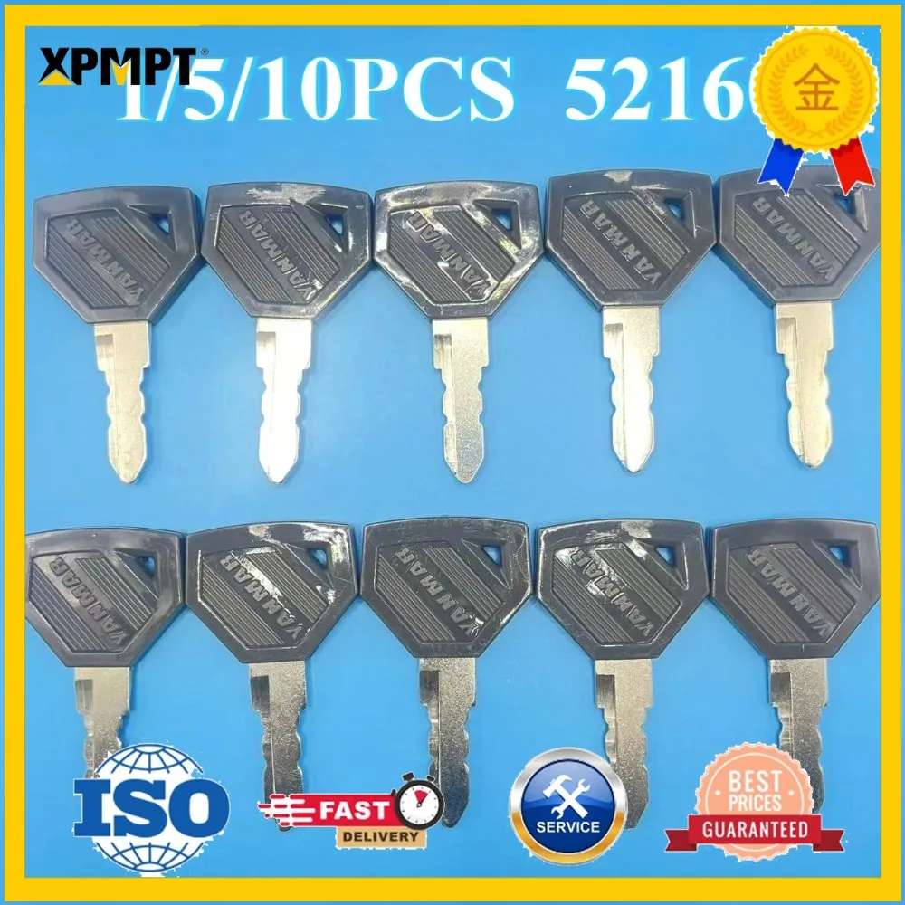 1/5/10PCS 52160 Ignition Key 198360-52160 KEYS for Machines Excavator Grader Dozer SC2400 SC2450 EX2900 Tractor
1/5/10PCS 52160 Ignition Key 198360-52160 KEYS for Machines Excavator Grader Dozer SC2400 SC2450 EX2900 Tractor