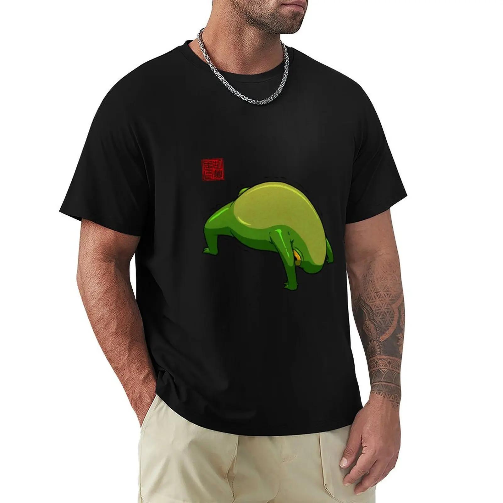 Yoga Frog Wheel Pose T-Shirt Simple Casual Short Sleeve Cotton T-Shirt
Yoga Frog Wheel Pose T-Shirt Simple Casual Short Sleeve Cotton T-Shirt