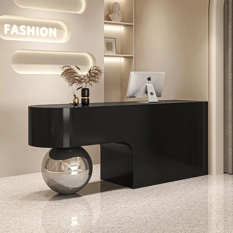 French Cream Style Reception Desks Clothing Store Beauty Salon Training Institution Reception Desk Fashion Office Furniture FYRD
French Cream Style Reception Desks Clothing Store Beauty Salon Training Institution Reception Desk Fashion Office Furniture FYRD