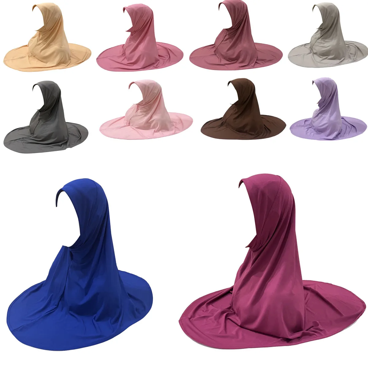 Muslim Women's Girls Hijabs High-density Tencel-linen Chin Strap Triangular Face-slimming Veil Traditional FestivalPlain Hijabs
Muslim Women's Girls Hijabs High-density Tencel-linen Chin Strap Triangular Face-slimming Veil Traditional FestivalPlain Hijabs