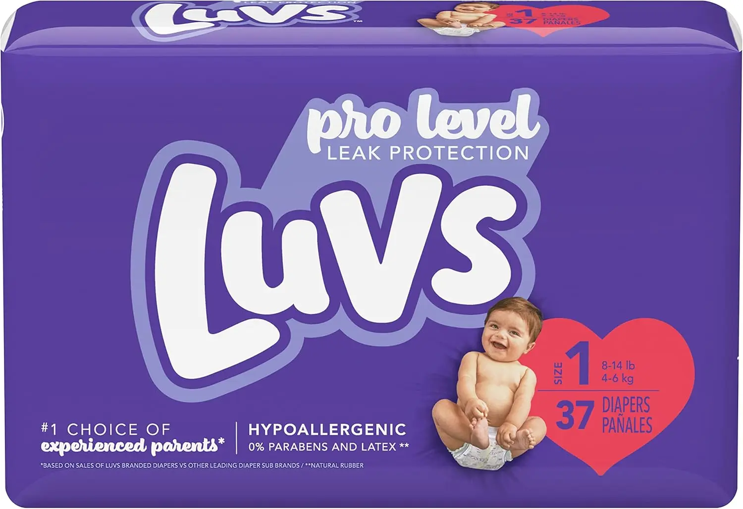 Luvs diapers, Size 1
Luvs diapers, Size 1