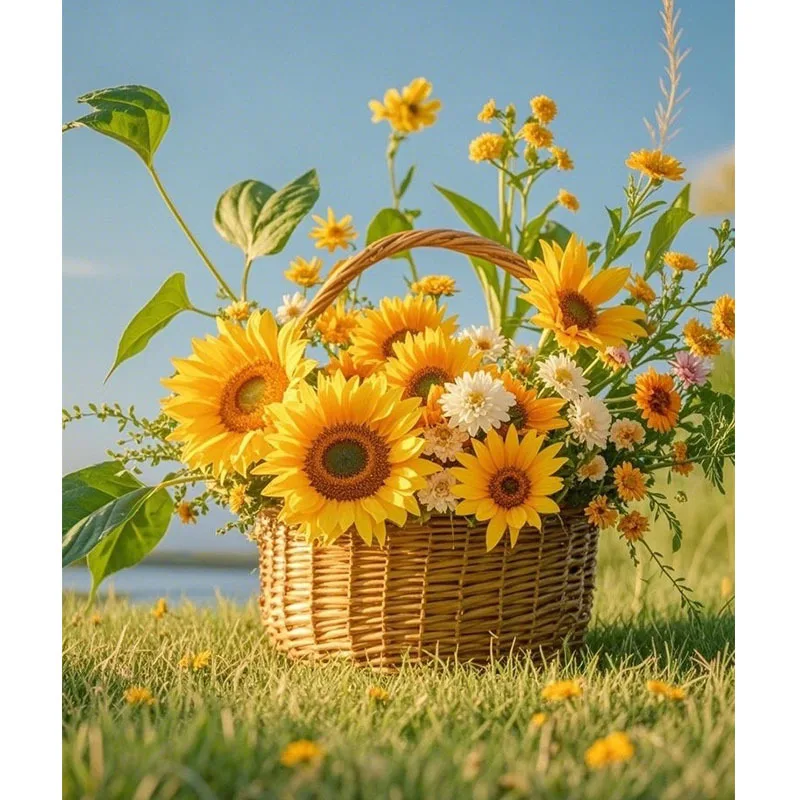Beautiful Sun Flower DIY Hand Made Painting Diamond Painting Cross Stitch for Living Room Bedroom Decoration
Beautiful Sun Flower DIY Hand Made Painting Diamond Painting Cross Stitch for Living Room Bedroom Decoration
