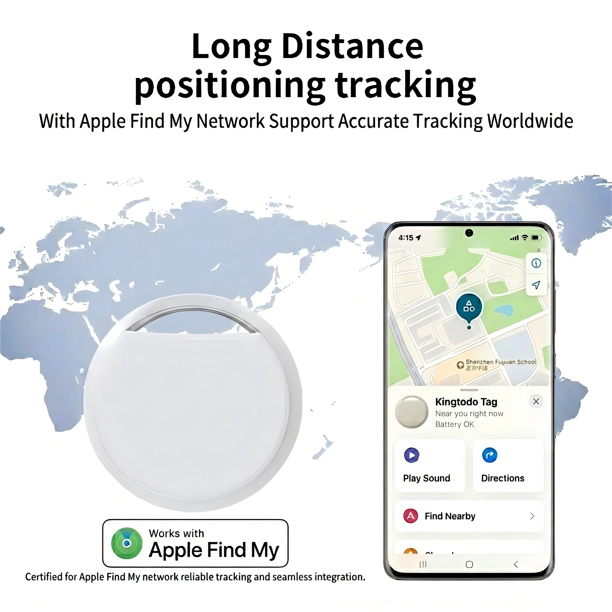 Air Tags GPS Tag Child Anti-Loss Tracker Pet tracker(Cats and dogs)GPS Small Transmitter Ultra-Light and Ultra-Mini Compati iOS
Air Tags GPS Tag Child Anti-Loss Tracker Pet tracker(Cats and dogs)GPS Small Transmitter Ultra-Light and Ultra-Mini Compati iOS