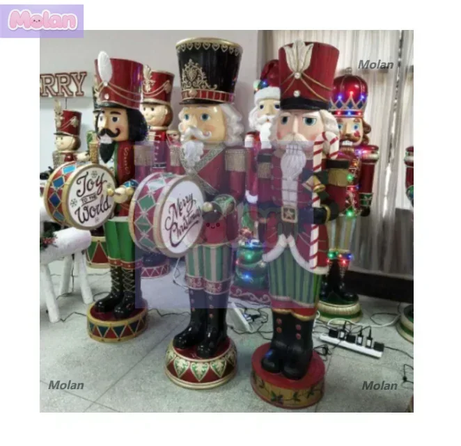 Animated Resin Crafts Giant Large Resin Real Size Christmas Nutcracker Soldier 6ft Mobile Lighting Outdoor Christmas Decorations
Animated Resin Crafts Giant Large Resin Real Size Christmas Nutcracker Soldier 6ft Mobile Lighting Outdoor Christmas Decorations