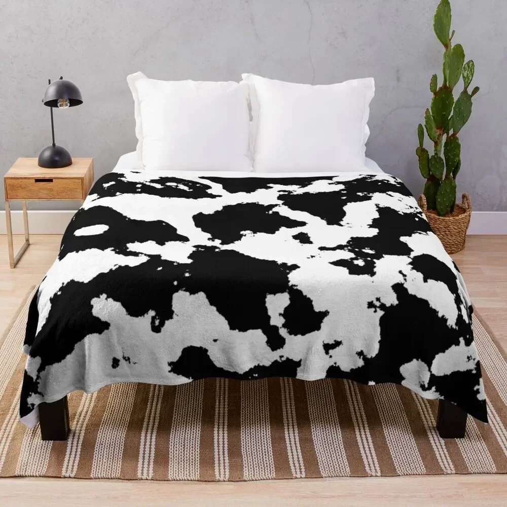 Cow Print Abstract Black and White Camouflage Throw Blanket No Pilling Soft Warm Blanket for Bed
Cow Print Abstract Black and White Camouflage Throw Blanket No Pilling Soft Warm Blanket for Bed