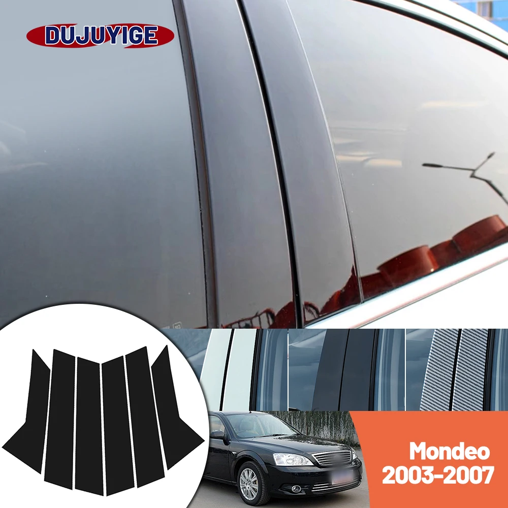 Bright black carbon fiber door and window B C Pillar sticker suitable For Ford Mondeo 2003-2007 2004 2005 2006
Bright black carbon fiber door and window B C Pillar sticker suitable For Ford Mondeo 2003-2007 2004 2005 2006