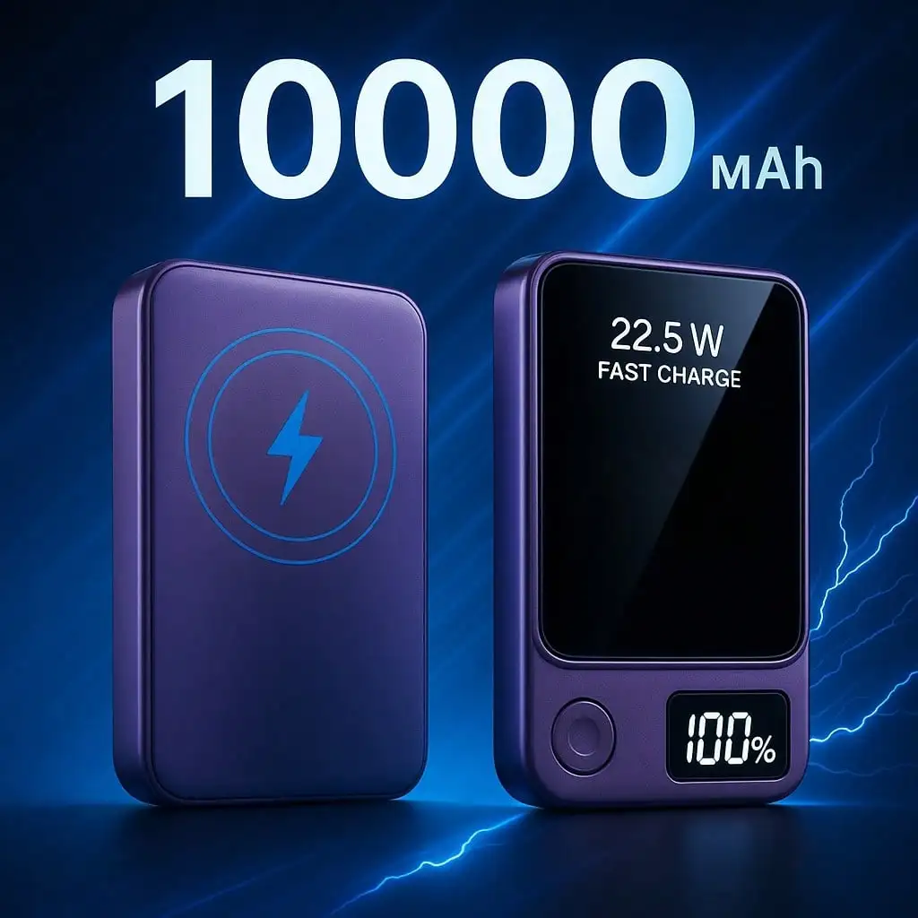 15W Wireless Magnetic Power Bank, 10000mah Large Capacity, Compatible With IPhone16-12 Super Fast Charging, LED Power Display, Portable Charging Device With USB And Type-C Ports, Suitable For Outdoor Play, Shopping, Travel, Gift For Family, Friends, Birth
15W Wireless Magnetic Power Bank, 10000mah Large Capacity, Compatible With IPhone16-12 Super Fast Charging, LED Power Display, Portable Charging Device With USB And Type-C Ports, Suitable For Outdoor Play, Shopping, Travel, Gift For Family, Friends, Birth