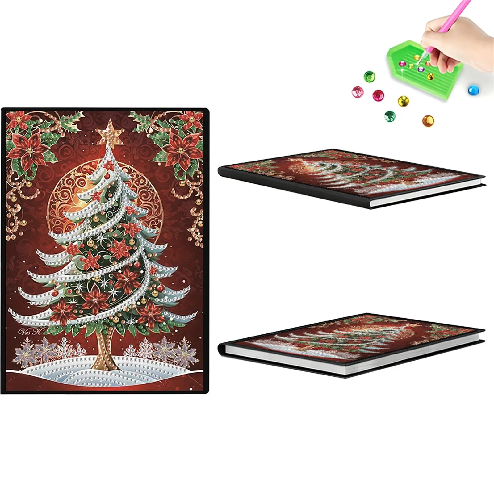 Блокнот для рисования алмазной мозаикой в форме рождественской елки для взрослых
Блокнот для рисования алмазной мозаикой в форме рождественской елки для взрослых