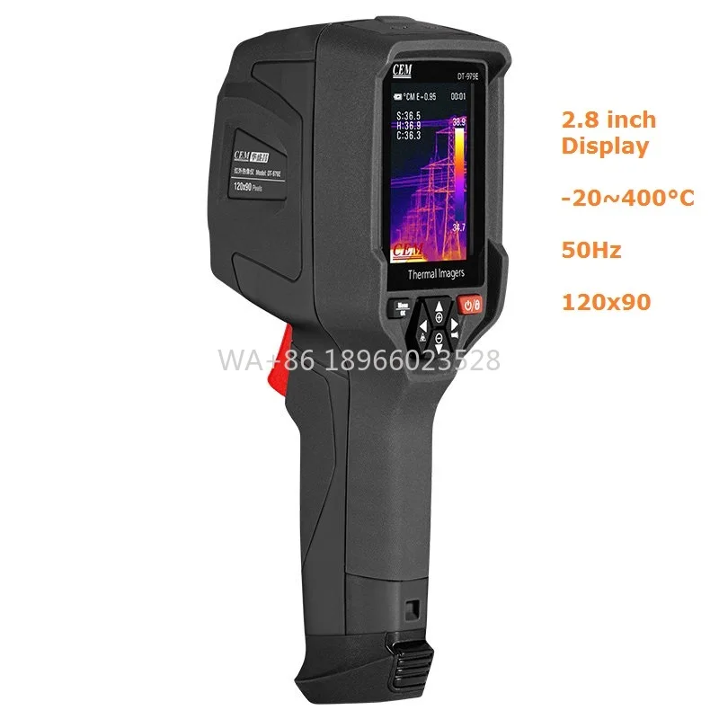 Промышленная тепловизионная камера CEM DT-979E, 2,8-дюймовый дисплей, 400 градусов Цельсия, 120x90, ИК-разрешение, 50 Гц, поддержка OEM и ODM
Промышленная тепловизионная камера CEM DT-979E, 2,8-дюймовый дисплей, 400 градусов Цельсия, 120x90, ИК-разрешение, 50 Гц, поддержка OEM и ODM