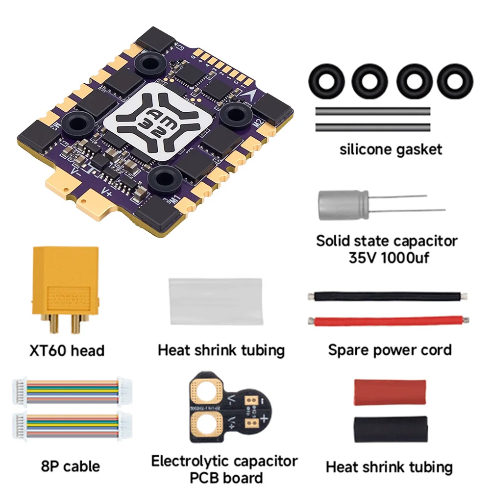 Flycolor Raptor5 G2 Mini AM32 60A ESC for RC FPV Drone 3-6S Lipo Compatible 20x20mm M3 Size
Flycolor Raptor5 G2 Mini AM32 60A ESC for RC FPV Drone 3-6S Lipo Compatible 20x20mm M3 Size