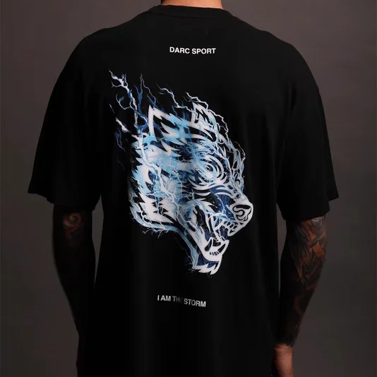 C SPORT ex Cotton T-irt round Ne ort Sve Lightning Wolf Head Print Casual Loose Fit Breathable All Seasons
C SPORT ex Cotton T-irt round Ne ort Sve Lightning Wolf Head Print Casual Loose Fit Breathable All Seasons