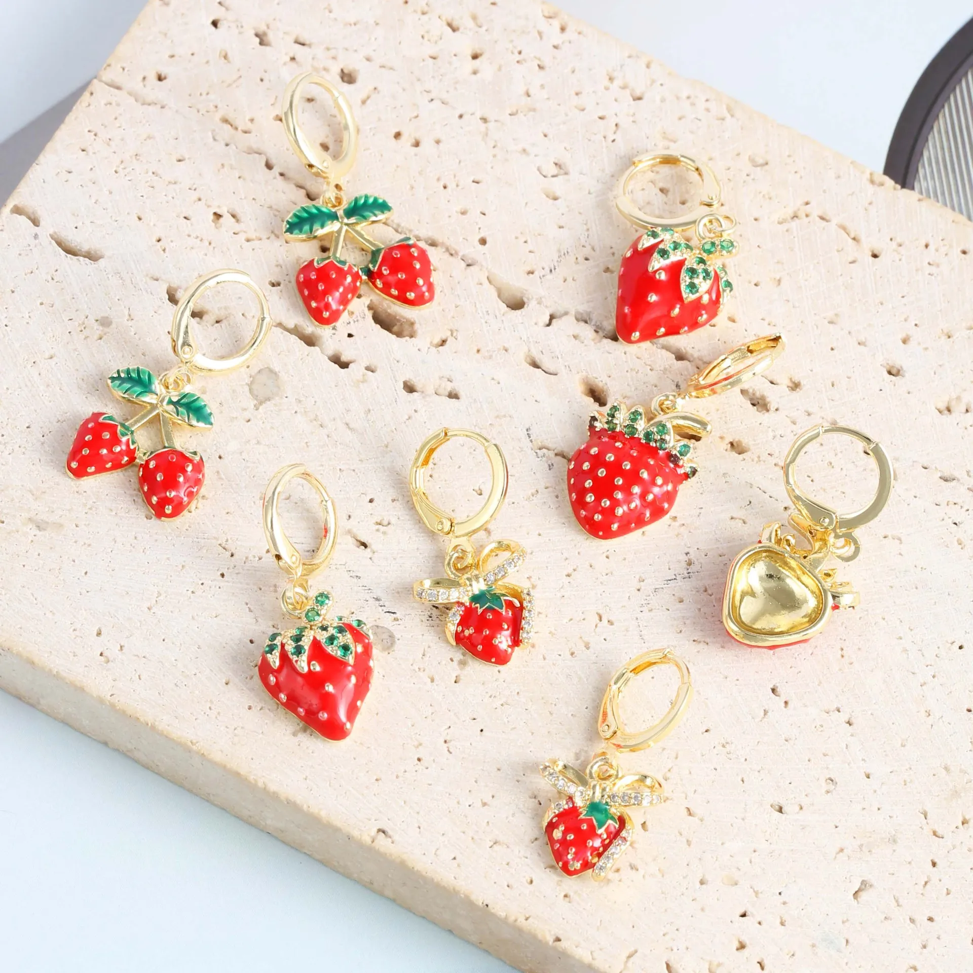 5Pairs/Trendy Gold Color Cubic Zirconia Round Copper Earrings For Women Metal Crystal Earring Party Everyday Jewelry
5Pairs/Trendy Gold Color Cubic Zirconia Round Copper Earrings For Women Metal Crystal Earring Party Everyday Jewelry