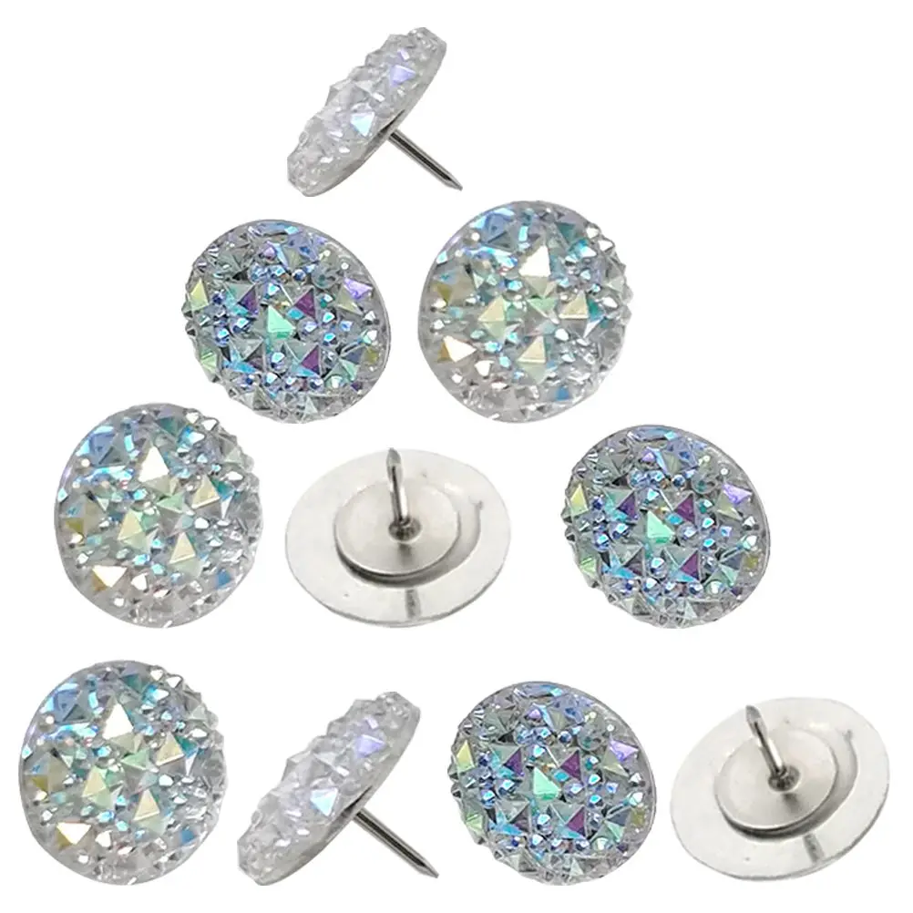 10 Pcs Rhinestone Thumbtacks Cute Push Pins Decorative Clear Flower Tacks Office Desk Accessories Resin Metal Creative
10 Pcs Rhinestone Thumbtacks Cute Push Pins Decorative Clear Flower Tacks Office Desk Accessories Resin Metal Creative
