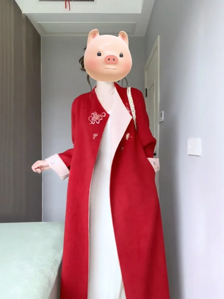 Double-Sided Embroidered Woolen Coat Women's Winter plus Size Faionable Ethnic Sle Commute Loose Fit Polyester
Double-Sided Embroidered Woolen Coat Women's Winter plus Size Faionable Ethnic Sle Commute Loose Fit Polyester