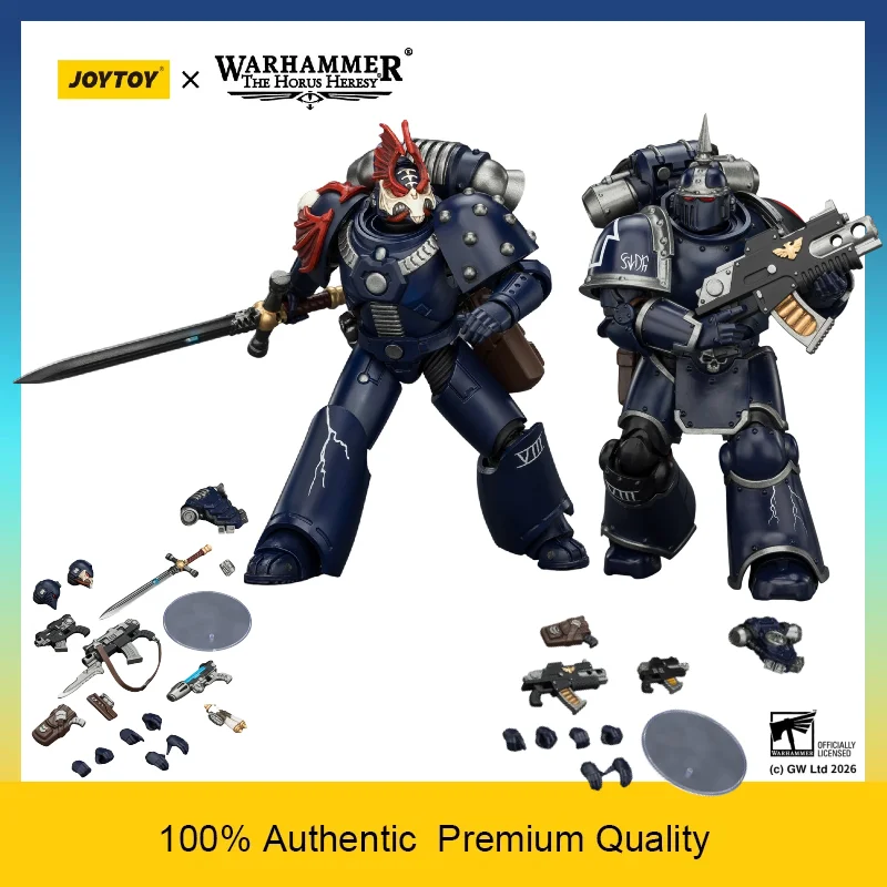 JOYTOY Warhammer The Horus Heresy Night Lords MK VI Tactical Space Marines 2-Pack 1/18 Action Figures Model Toys Sets Pre-order
JOYTOY Warhammer The Horus Heresy Night Lords MK VI Tactical Space Marines 2-Pack 1/18 Action Figures Model Toys Sets Pre-order