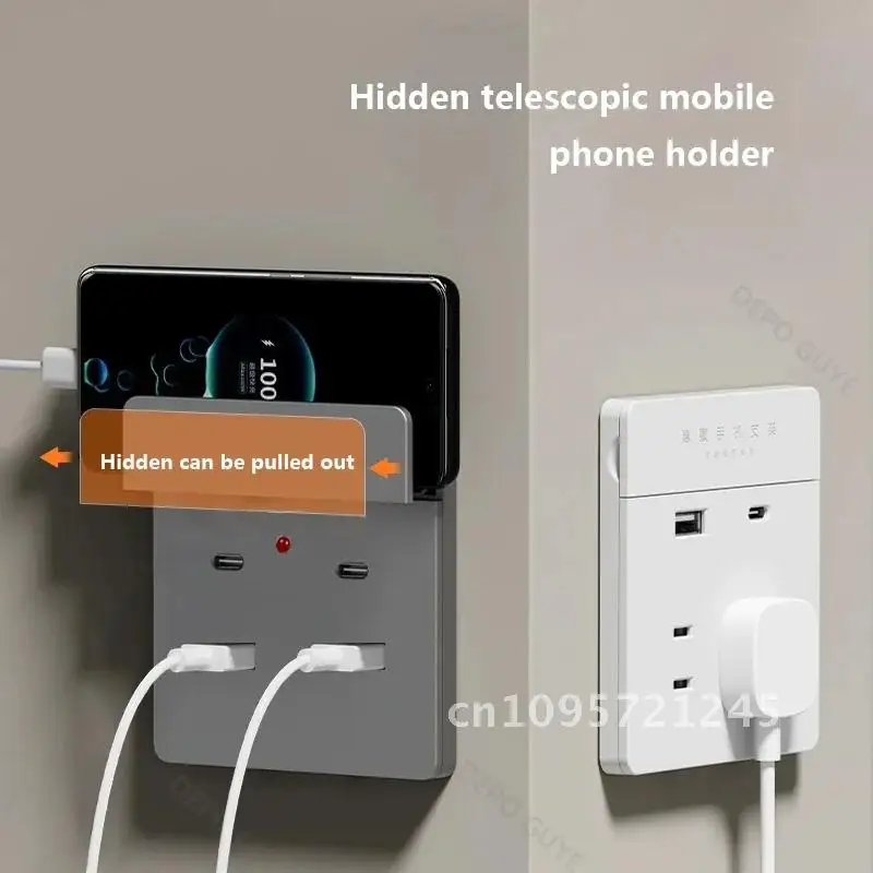 Universal 20W Fast smart Charge Type C USB Port Power mobile with hidden holder phone Wall Socket,220V Electrical Outlet Panel
Universal 20W Fast smart Charge Type C USB Port Power mobile with hidden holder phone Wall Socket,220V Electrical Outlet Panel