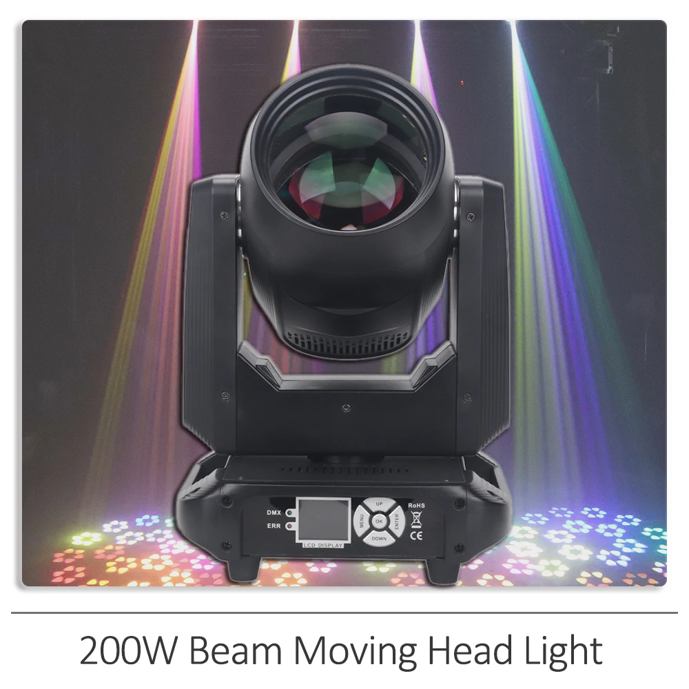 150W LED Beam Moving Head Light 1.8° Sharp Angle 18-Facet Prism DMX512 Stage Light for DJ Disco Bar Club Party Show
150W LED Beam Moving Head Light 1.8° Sharp Angle 18-Facet Prism DMX512 Stage Light for DJ Disco Bar Club Party Show