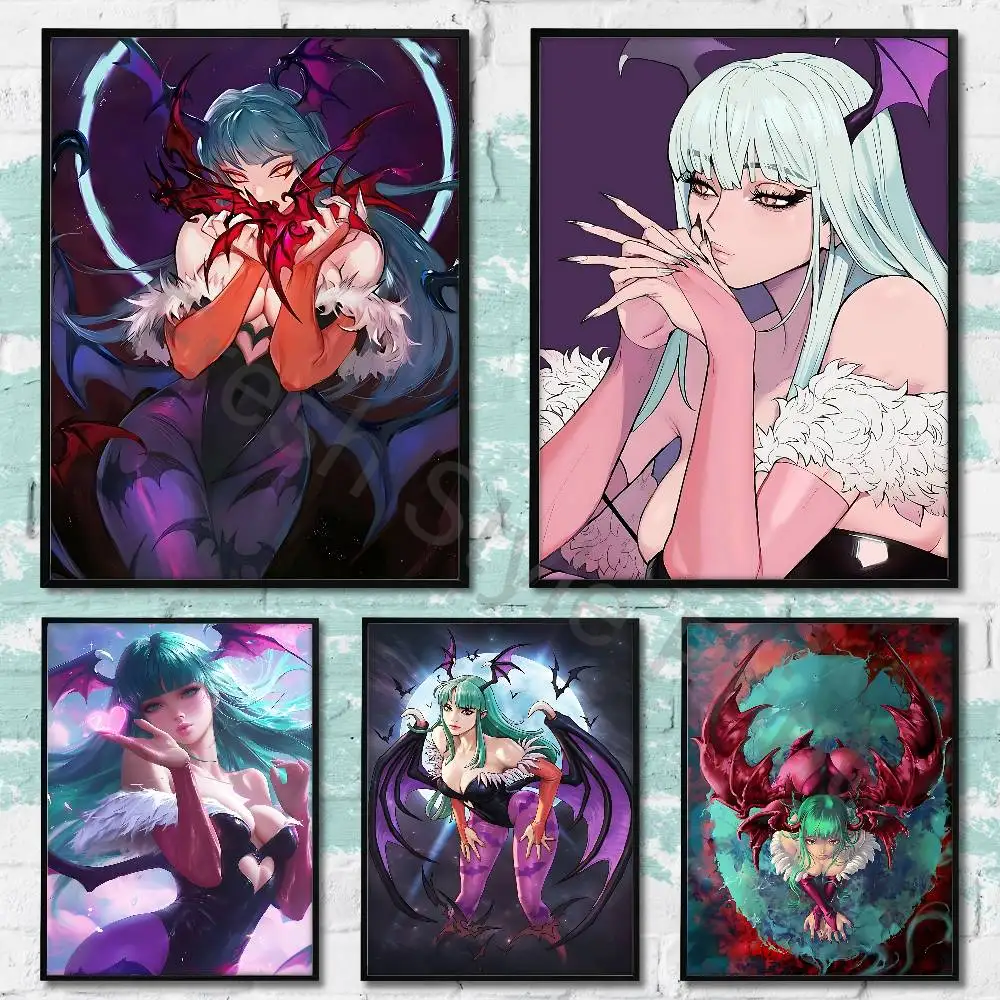 Game M-Morrigan A-Aensland Poster Fancy Wall Sticker for Living room bar retro decorative painting room
Game M-Morrigan A-Aensland Poster Fancy Wall Sticker for Living room bar retro decorative painting room