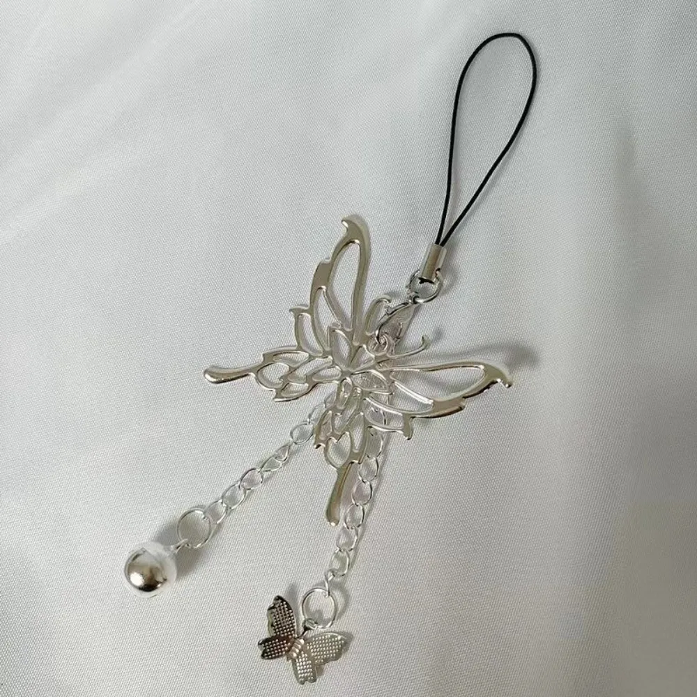 Butterfly Silver Butterfly Phone Chain Charm Bell Mobile Phone Pendant Key Cord Sweet Cool Mobile Keychain Lanyard Jewelry Gift
Butterfly Silver Butterfly Phone Chain Charm Bell Mobile Phone Pendant Key Cord Sweet Cool Mobile Keychain Lanyard Jewelry Gift