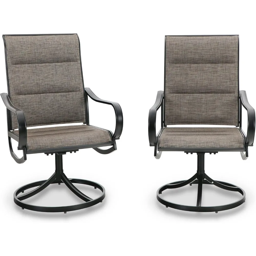 Outdoor Swivel Patio Dining Chairs Set of 2, All Weather Patio Chair with Padded |Textilene & Metal Frame for Outdoor P
Outdoor Swivel Patio Dining Chairs Set of 2, All Weather Patio Chair with Padded |Textilene & Metal Frame for Outdoor P