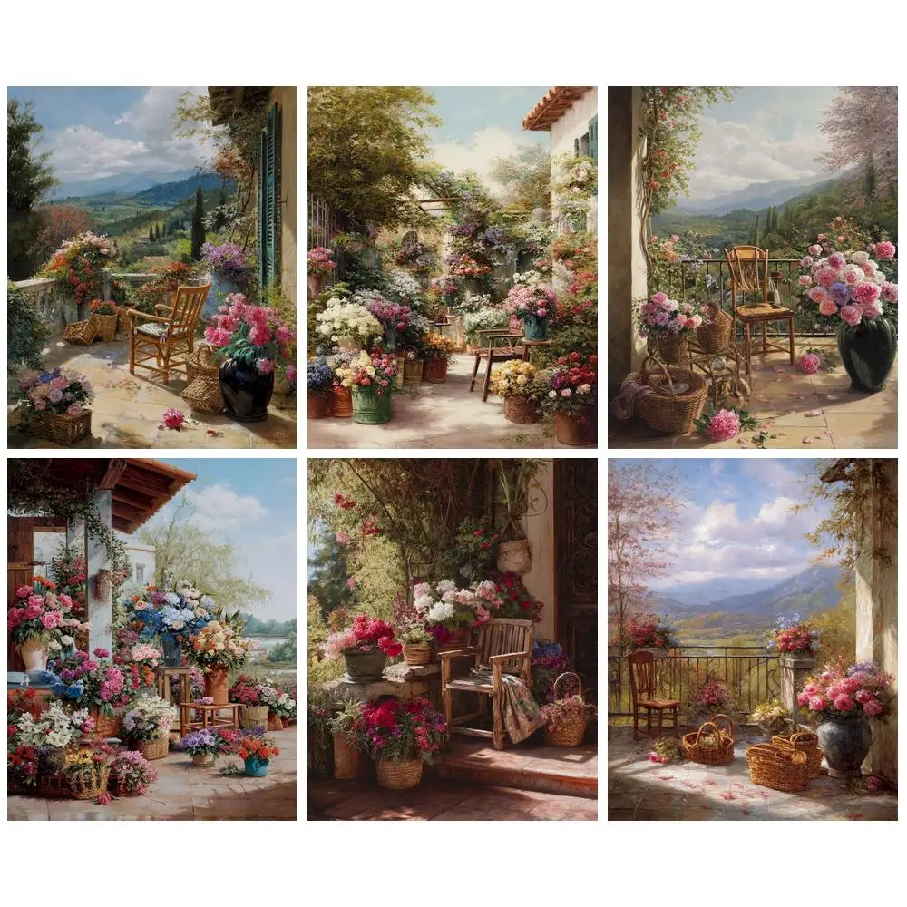 1pc frameless Coloring By Numbers Garden Scenery DIY Oil Painting By Numbers Landscape On Canvas DIY Home Decoration Gift
1pc frameless Coloring By Numbers Garden Scenery DIY Oil Painting By Numbers Landscape On Canvas DIY Home Decoration Gift