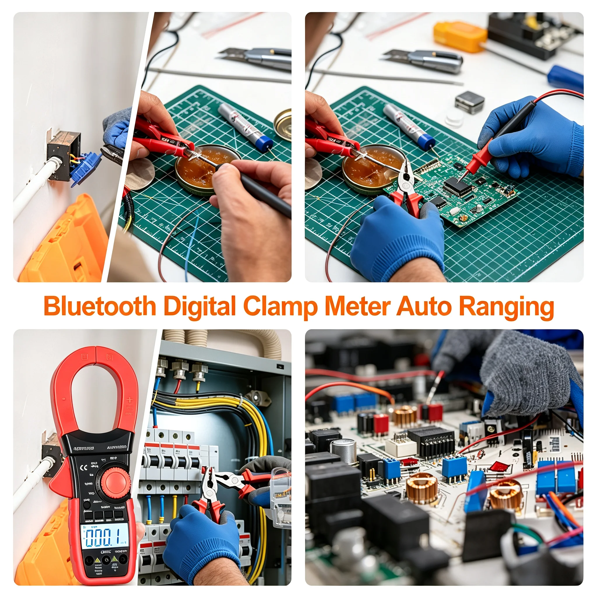 HP570Y 2000A AC/DC Clamp Meter TRMS 6000 Counts, 45mm Jaw with NCV Backlight Auto Range for Auto Repair & Industrial Maintenance
HP570Y 2000A AC/DC Clamp Meter TRMS 6000 Counts, 45mm Jaw with NCV Backlight Auto Range for Auto Repair & Industrial Maintenance