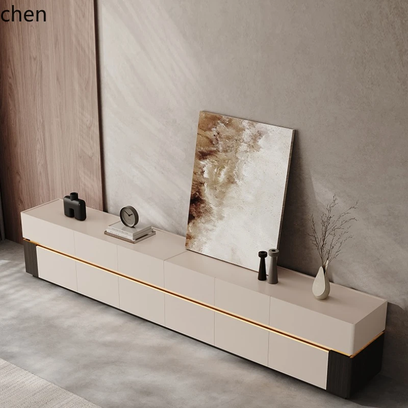 HTT floor TV cabinet storage locker integrated living room home new light luxury high sense
HTT floor TV cabinet storage locker integrated living room home new light luxury high sense