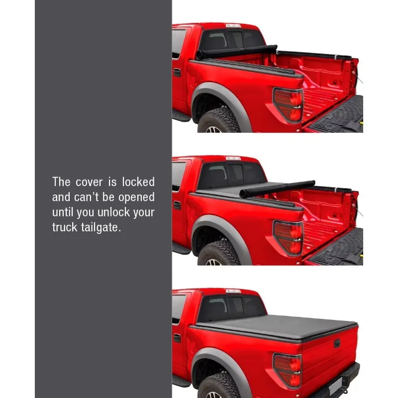 Krono Wild Waterproof Locking Soft Roll Up Tonneau Cover With Tailbox For Frontier Extra Short Bed 5'
Krono Wild Waterproof Locking Soft Roll Up Tonneau Cover With Tailbox For Frontier Extra Short Bed 5'