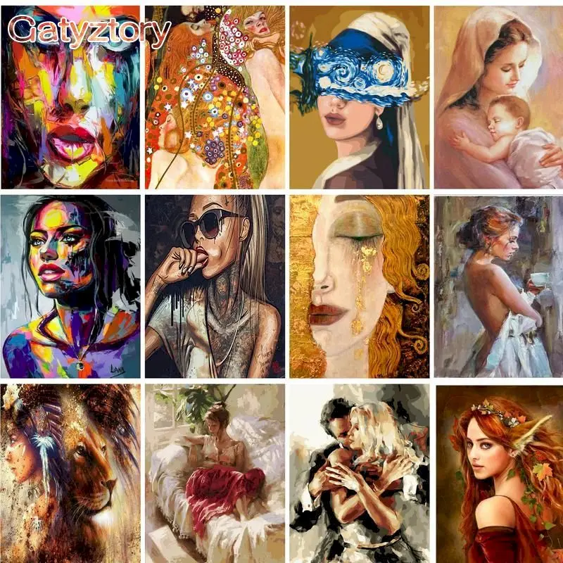 GATYZTORY Frame DIY Painting By Numbers Kit Women Figure Picture Acrylic Coloring By Numbers Wall Art Canvas Painting Home Deco
GATYZTORY Frame DIY Painting By Numbers Kit Women Figure Picture Acrylic Coloring By Numbers Wall Art Canvas Painting Home Deco