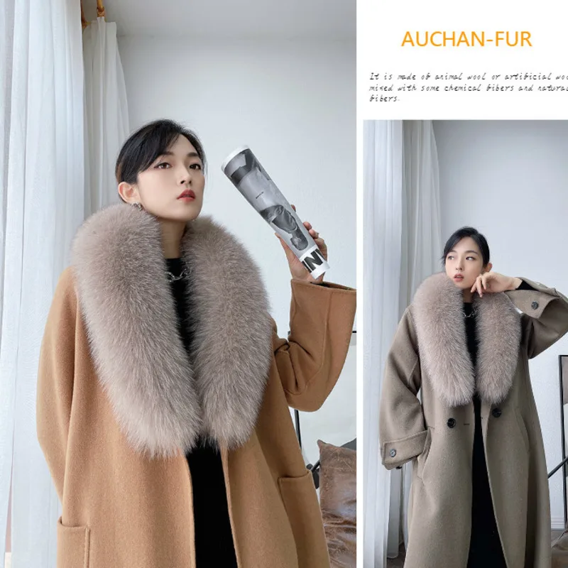 100% Natural Real Fox Fur Collar for Women And Men's Coat Jacket Fur Collar Extra Large Size Neck Warmer Fur Scarf Shawls
100% Natural Real Fox Fur Collar for Women And Men's Coat Jacket Fur Collar Extra Large Size Neck Warmer Fur Scarf Shawls