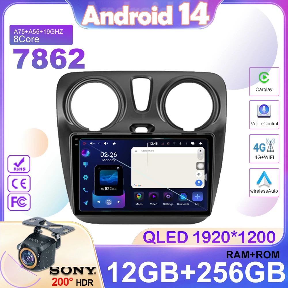 Android 14 For Renault Lodgy 2021 Dokker 2012 - 2020 Wireless Auto Multimedia Player No 2din DVD GPS Navigation Mirror Link Wifi
Android 14 For Renault Lodgy 2021 Dokker 2012 - 2020 Wireless Auto Multimedia Player No 2din DVD GPS Navigation Mirror Link Wifi