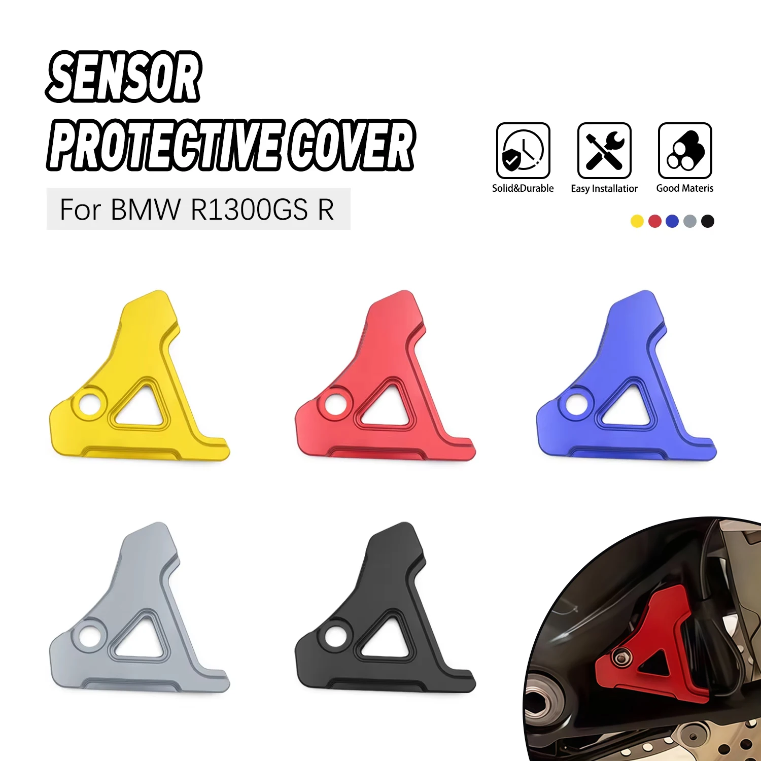 For BMW R1300GS R 1300 GS R 1300GS ADVENTURE ADV 2024 2025 Motorcycle Front Wheel ABS Sensor Protection Guard Cover Aluminum
For BMW R1300GS R 1300 GS R 1300GS ADVENTURE ADV 2024 2025 Motorcycle Front Wheel ABS Sensor Protection Guard Cover Aluminum