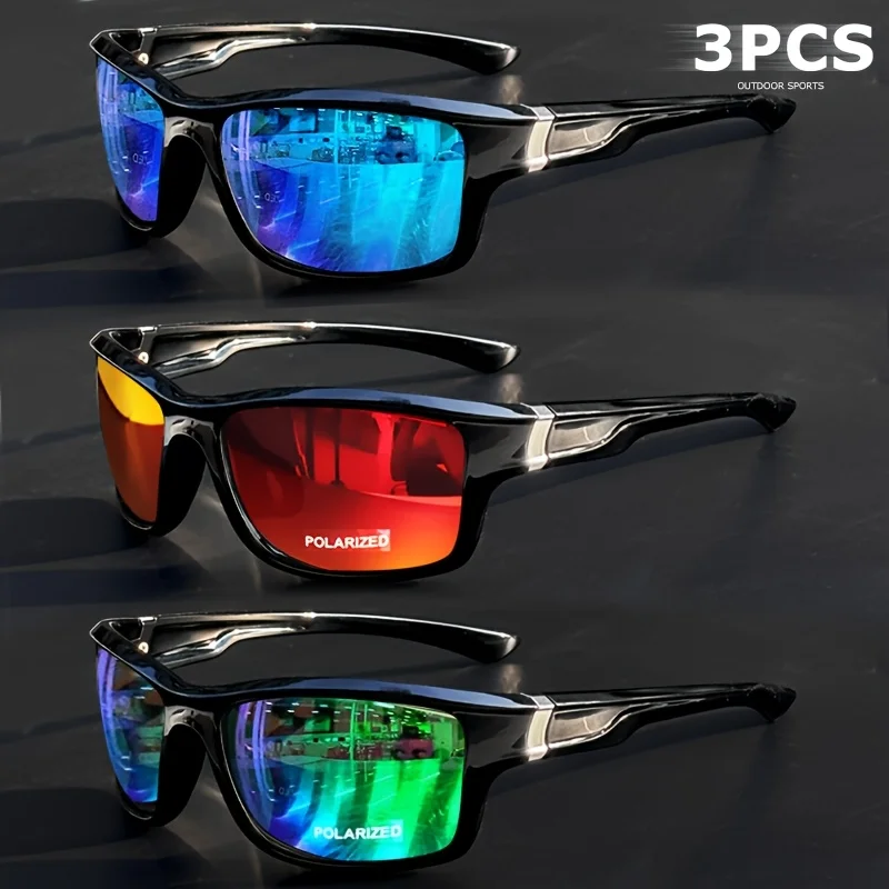 1/3PCS Brand New Men Sunglasses Polarized Sun Glasses Women UV400 Outdoor Baseball Softball Sport Eyewear Fishing Goggles
1/3PCS Brand New Men Sunglasses Polarized Sun Glasses Women UV400 Outdoor Baseball Softball Sport Eyewear Fishing Goggles
