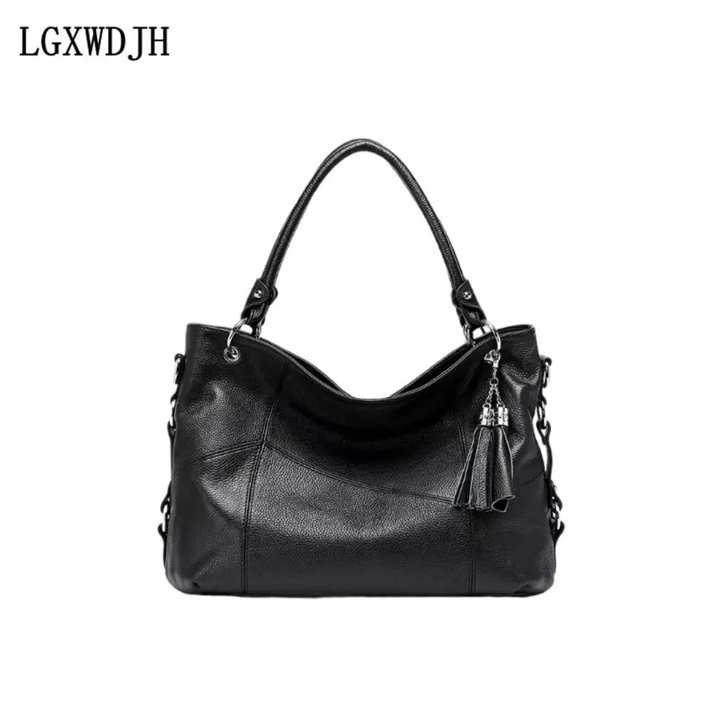 Vertical Square first layer cowhide fashion Lady Shoulder bag Tassel portable leather tote bag Europe and America messenger bags
Vertical Square first layer cowhide fashion Lady Shoulder bag Tassel portable leather tote bag Europe and America messenger bags