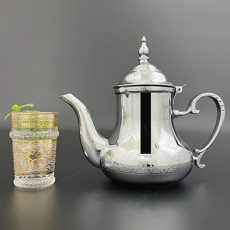 New Style Engraved Pattern Arabic Teapot, Portable Small Boiling Water Kettle for Outdoor Camping & Restaurant
New Style Engraved Pattern Arabic Teapot, Portable Small Boiling Water Kettle for Outdoor Camping & Restaurant