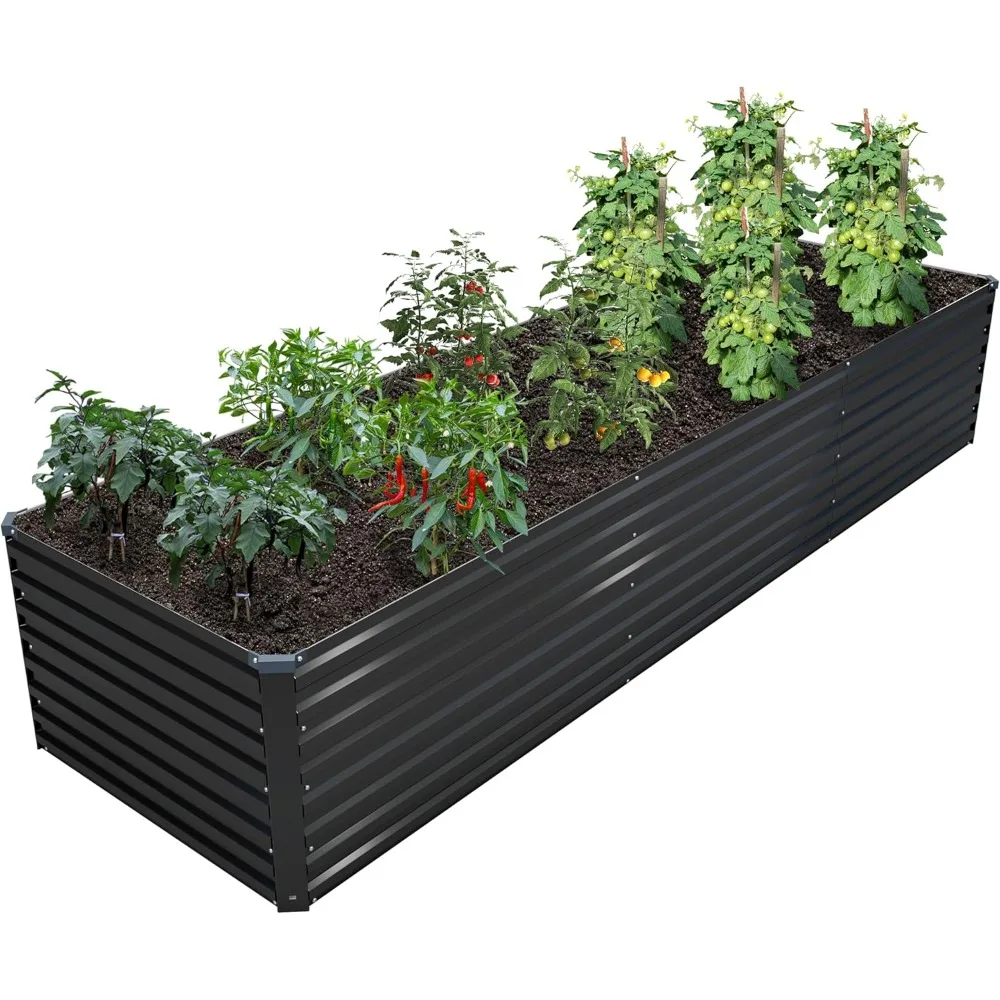 US Shipping Galvanized Raised Garden Bed Kit Large Rectangle Metal Planter Box Outdoor Flower Vegetable Herb Garden
US Shipping Galvanized Raised Garden Bed Kit Large Rectangle Metal Planter Box Outdoor Flower Vegetable Herb Garden
