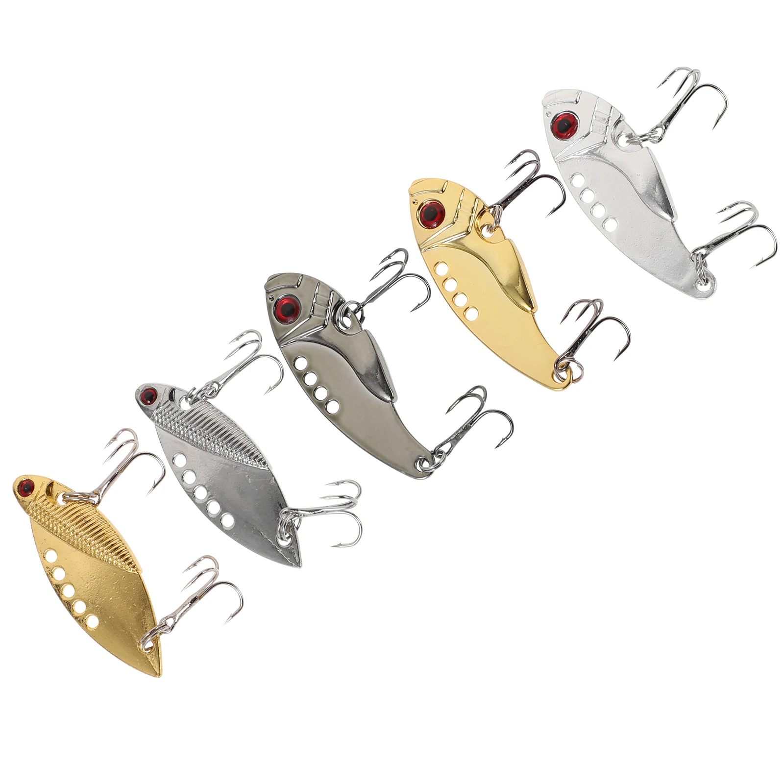 5pcs Fishing Spoon Bait Saltwater Gear Artificial Stainless Steel Lure Lightweight Durable Bass Baits Swim
5pcs Fishing Spoon Bait Saltwater Gear Artificial Stainless Steel Lure Lightweight Durable Bass Baits Swim