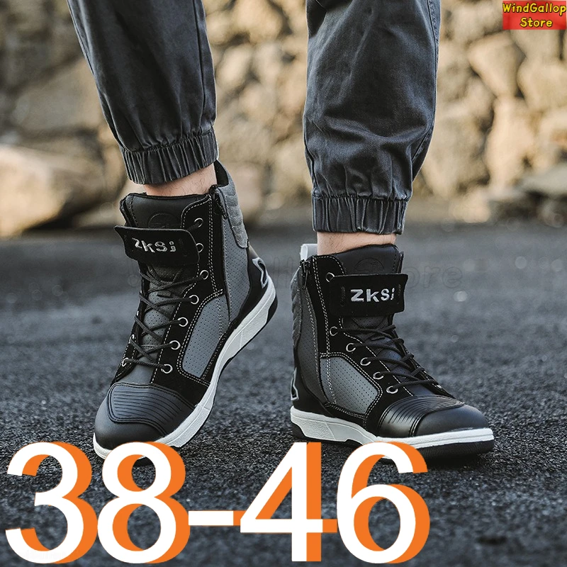 Motorcycle riding shoes locomotive boots summer breathable anti-drop knight equipment road racing shoes four seasons
Motorcycle riding shoes locomotive boots summer breathable anti-drop knight equipment road racing shoes four seasons