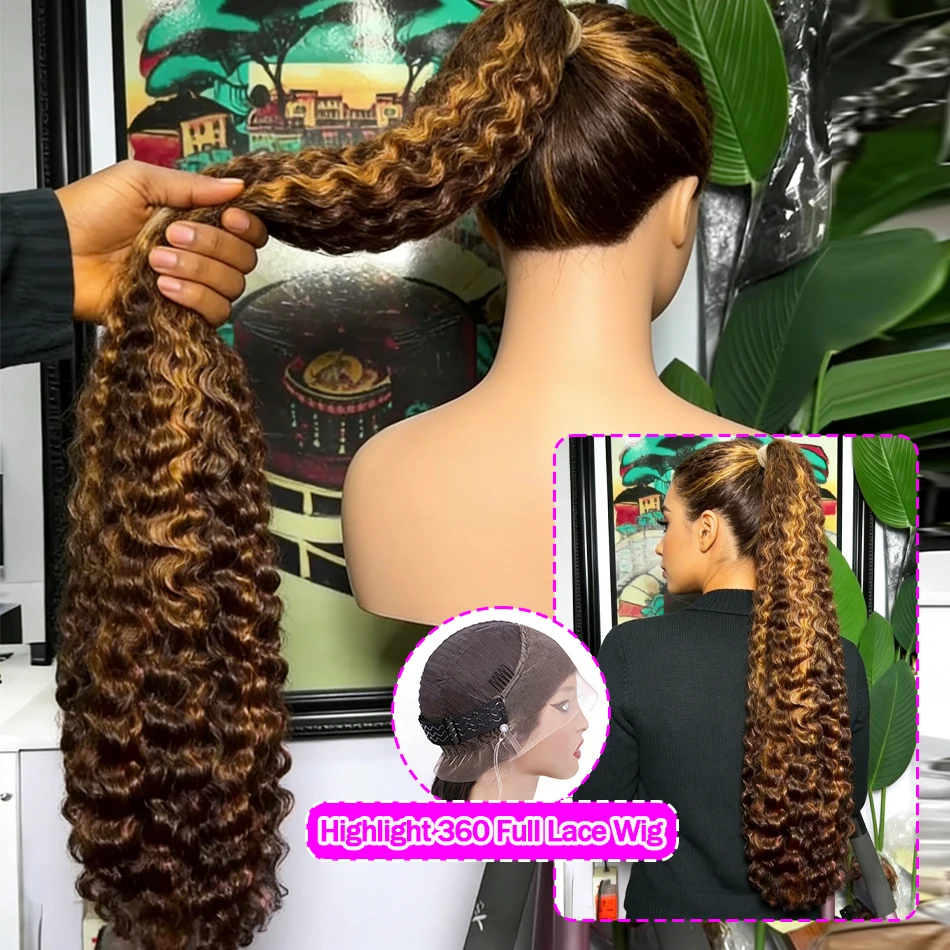 Hidden Strap 360 Lace Frontal Human Hair Wigs P4/27 Deep Wave Ombre Highlight HD Transparnet 360 Full Lace Frontal Wig Deep Curl
Hidden Strap 360 Lace Frontal Human Hair Wigs P4/27 Deep Wave Ombre Highlight HD Transparnet 360 Full Lace Frontal Wig Deep Curl