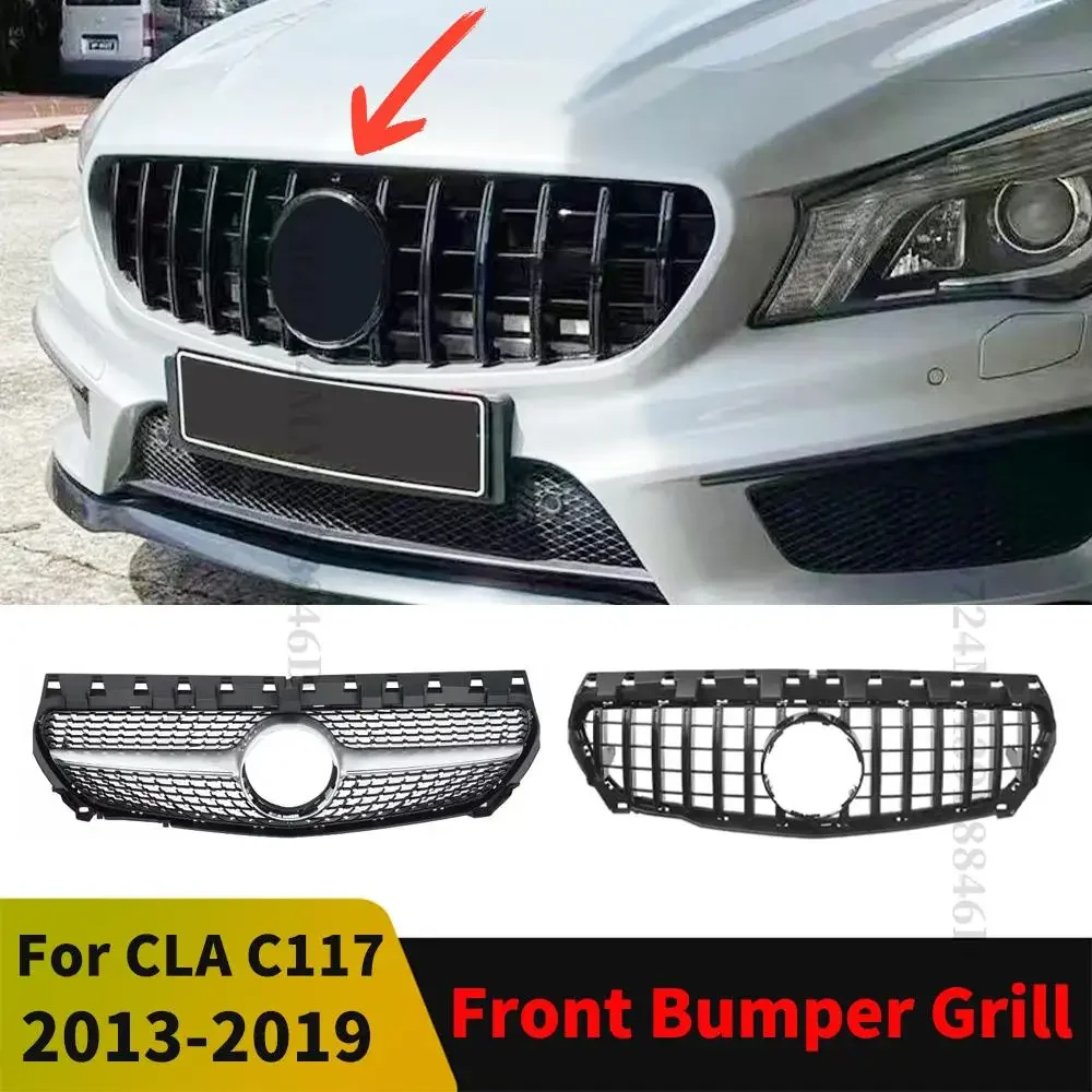Rejilla de parachoques delantero, parrilla de entrada GT Diamond para Mercedes C117 W117 Benz CLA 2013 2014 2015 2016 2017 2018
Rejilla de parachoques delantero, parrilla de entrada GT Diamond para Mercedes C117 W117 Benz CLA 2013 2014 2015 2016 2017 2018