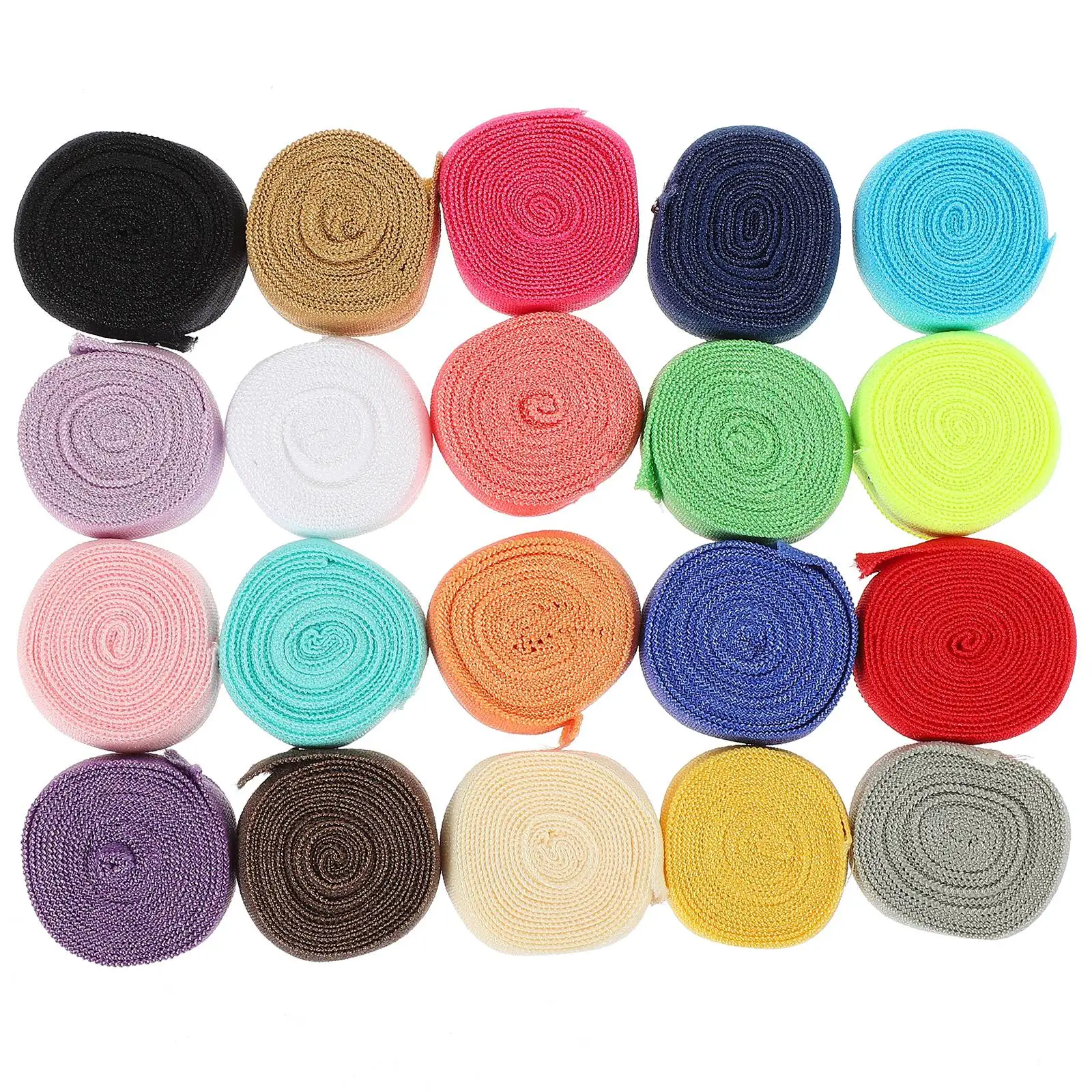 Elastic Webbing Band 20 Rolls Stretch Strap Sewing Braided Flat Clothes DIY Straps Nylon Cutting Elastic Belts Knitted Elastics
Elastic Webbing Band 20 Rolls Stretch Strap Sewing Braided Flat Clothes DIY Straps Nylon Cutting Elastic Belts Knitted Elastics
