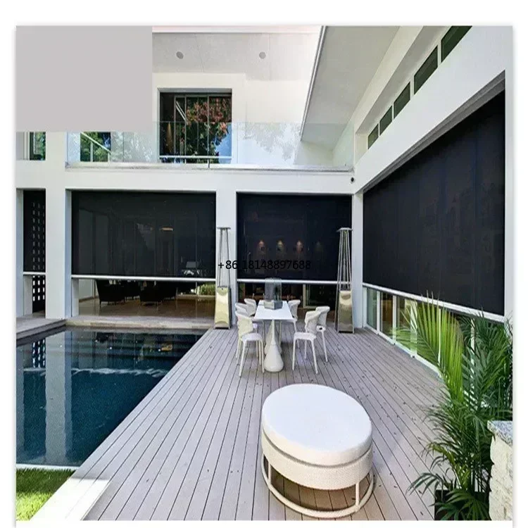Window Blinds Outdoor Windproof Roller Blind Motorized Window Zebra Blinds Motorized
Window Blinds Outdoor Windproof Roller Blind Motorized Window Zebra Blinds Motorized