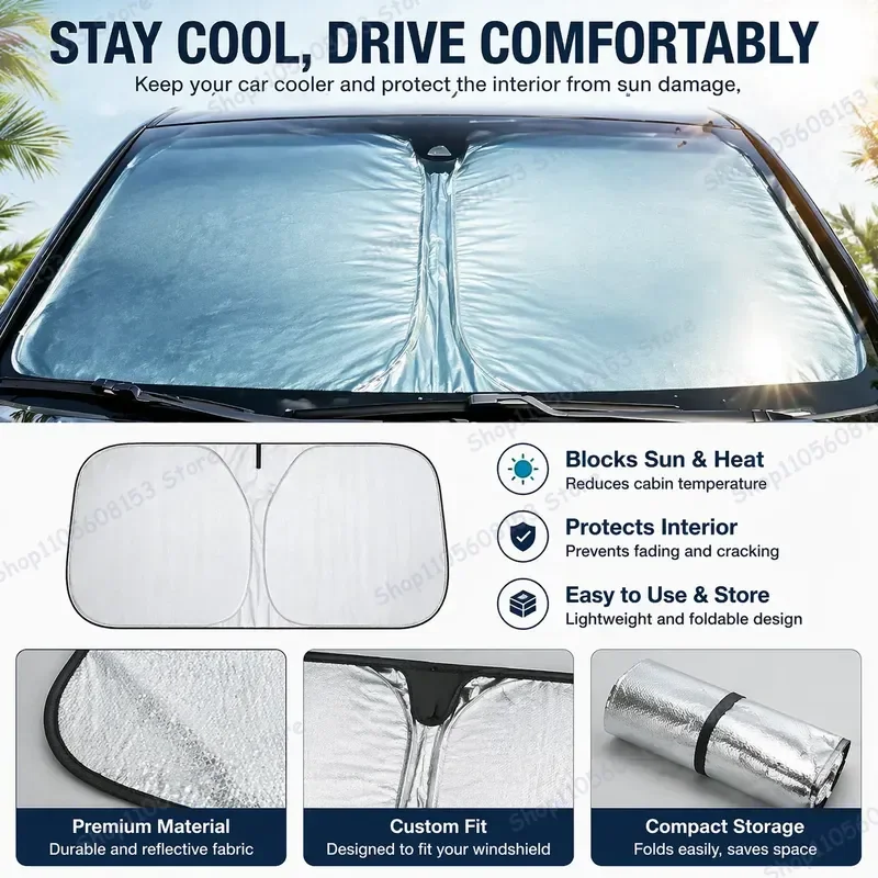 For Mitsubishi Lancer EX Outlander ASX Pajero Eclipse Cross Triton Car Windshield Sun Shade UV Protection Heat Reflective
For Mitsubishi Lancer EX Outlander ASX Pajero Eclipse Cross Triton Car Windshield Sun Shade UV Protection Heat Reflective