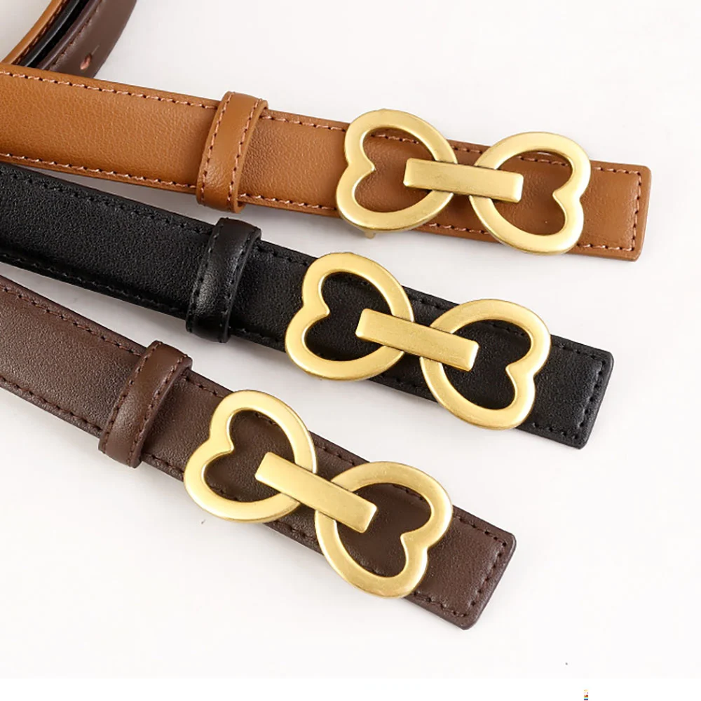 Heart Shape Belts for Women Girl Fashion Waist Belt Genuine Leather Simple Gold Color Buckle Belt Leisure Dress Jeans Waistband
Heart Shape Belts for Women Girl Fashion Waist Belt Genuine Leather Simple Gold Color Buckle Belt Leisure Dress Jeans Waistband